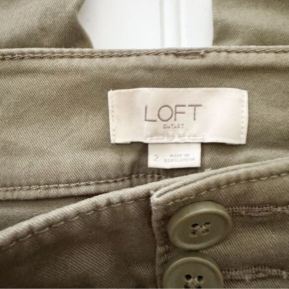 LOFT High Rise Straight Leg Pants - Size 2 - Picture 4 of 6